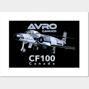 Avro Canuck Canada CF100 aircraft Posters and Art